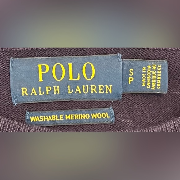 Polo Ralph Lauren Merino Wool Crewneck Sweater Size Small - Picture 4 of 4